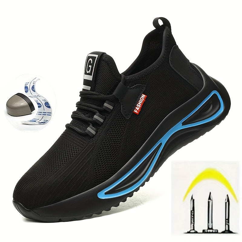 Men’s Lightweight Safety Shoes – Breathable with Steel Toe Protection