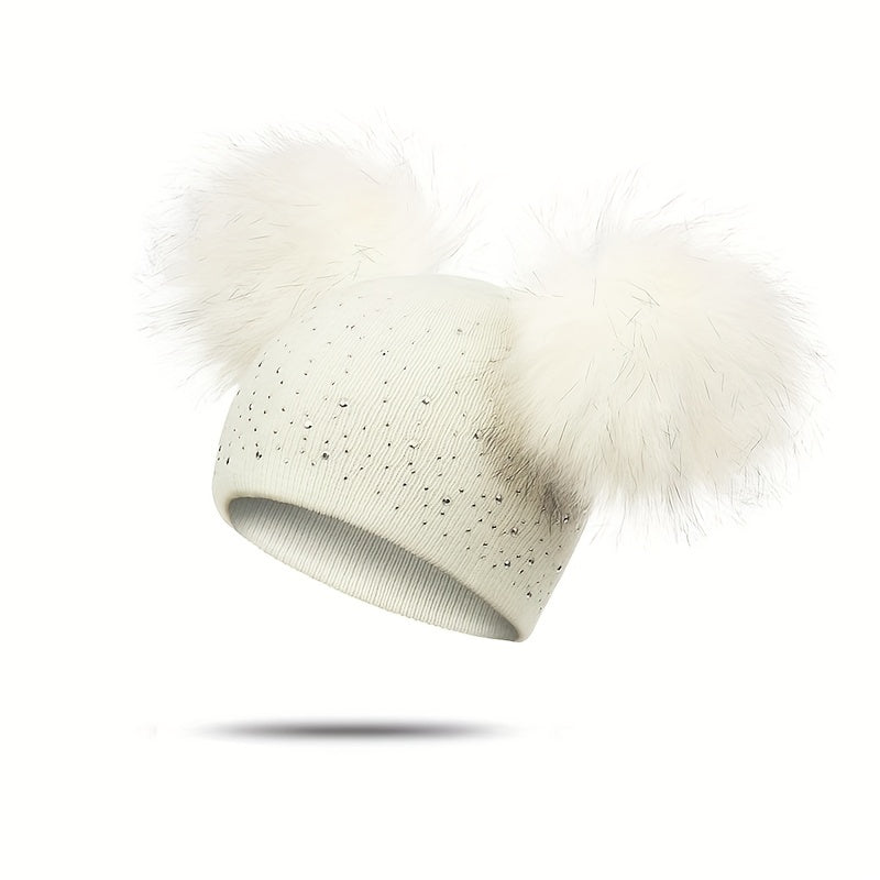 Lily Girls Pompon Hat - Playful and Warm for the Winter Months
