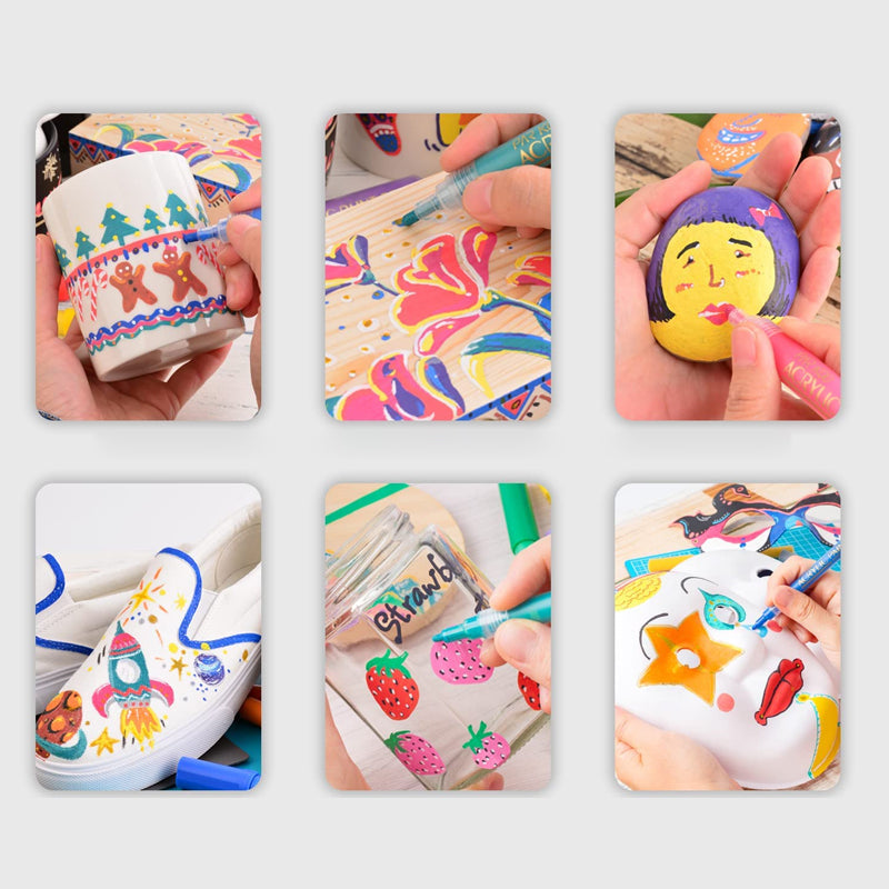 Creative Acrylic Paint Pens - For Art and Creativity