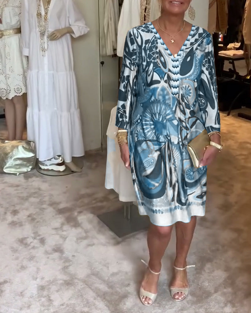 Vintage Vibe Dress - Elegant and Comfortable for Any Occasion