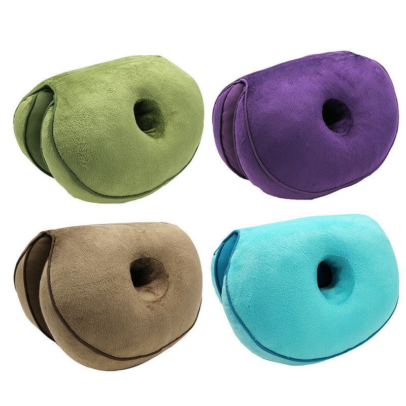 DualComfort Seat Cushion – Ergonomic Support for Back and Hips