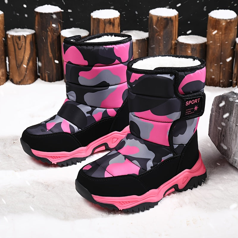 Trendy Camouflage Snow Boots - For Adventurers