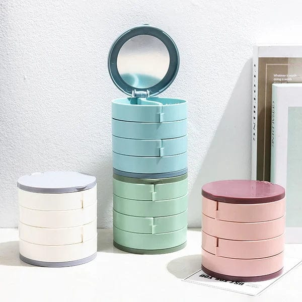 Rotatable Jewelry Storage Box (4 Layers)