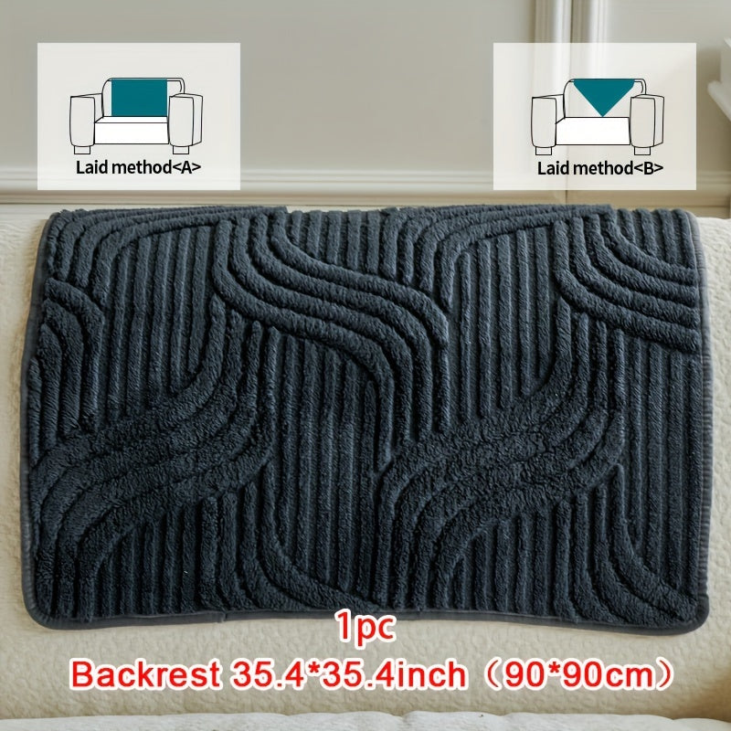 Luxury Plush Sofa Cover – Non-slip and Breathable for a Cozy and Stylish Living Room
