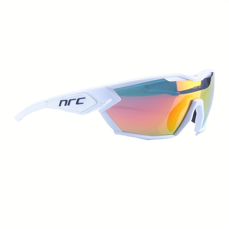 Polycarbonate Bicycle Glasses with 3 Lenses – Windproof Glasses for Cycling, Running, and Outdoor Activities