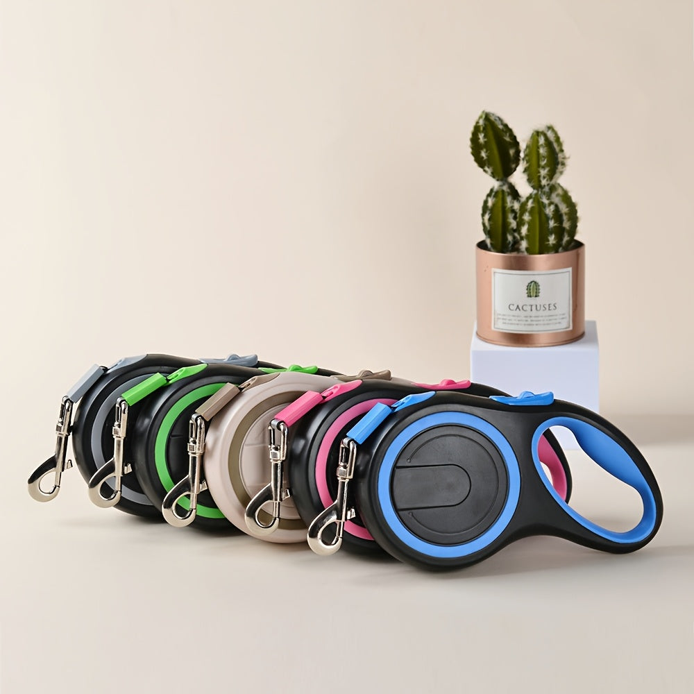 Adjustable Retractable Dog Leash – Durable and Easy to Use for Medium and Large Dogs
