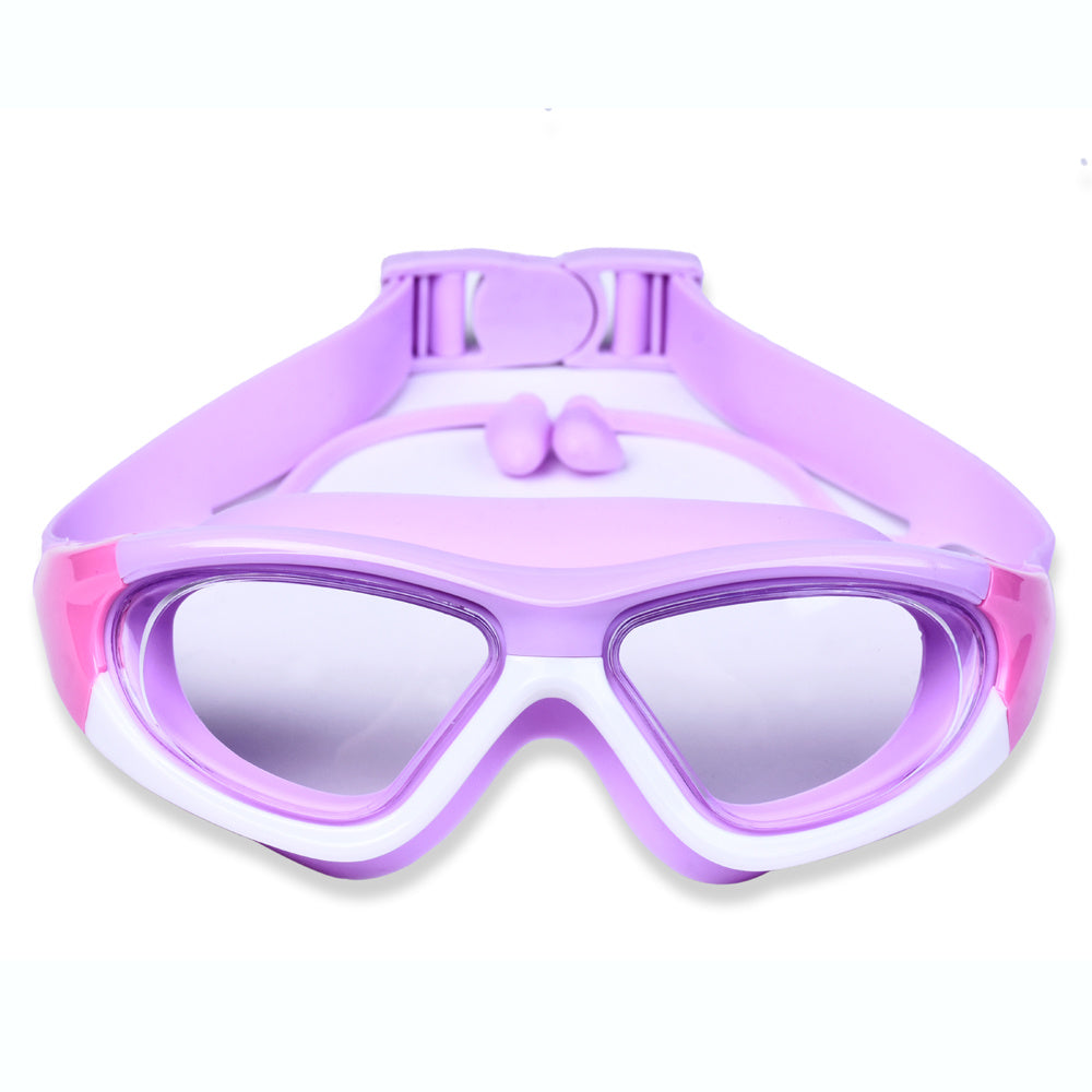 Kids Swim Goggles with Large Frame – Comfortable & Anti-Fog for Swimming Fun