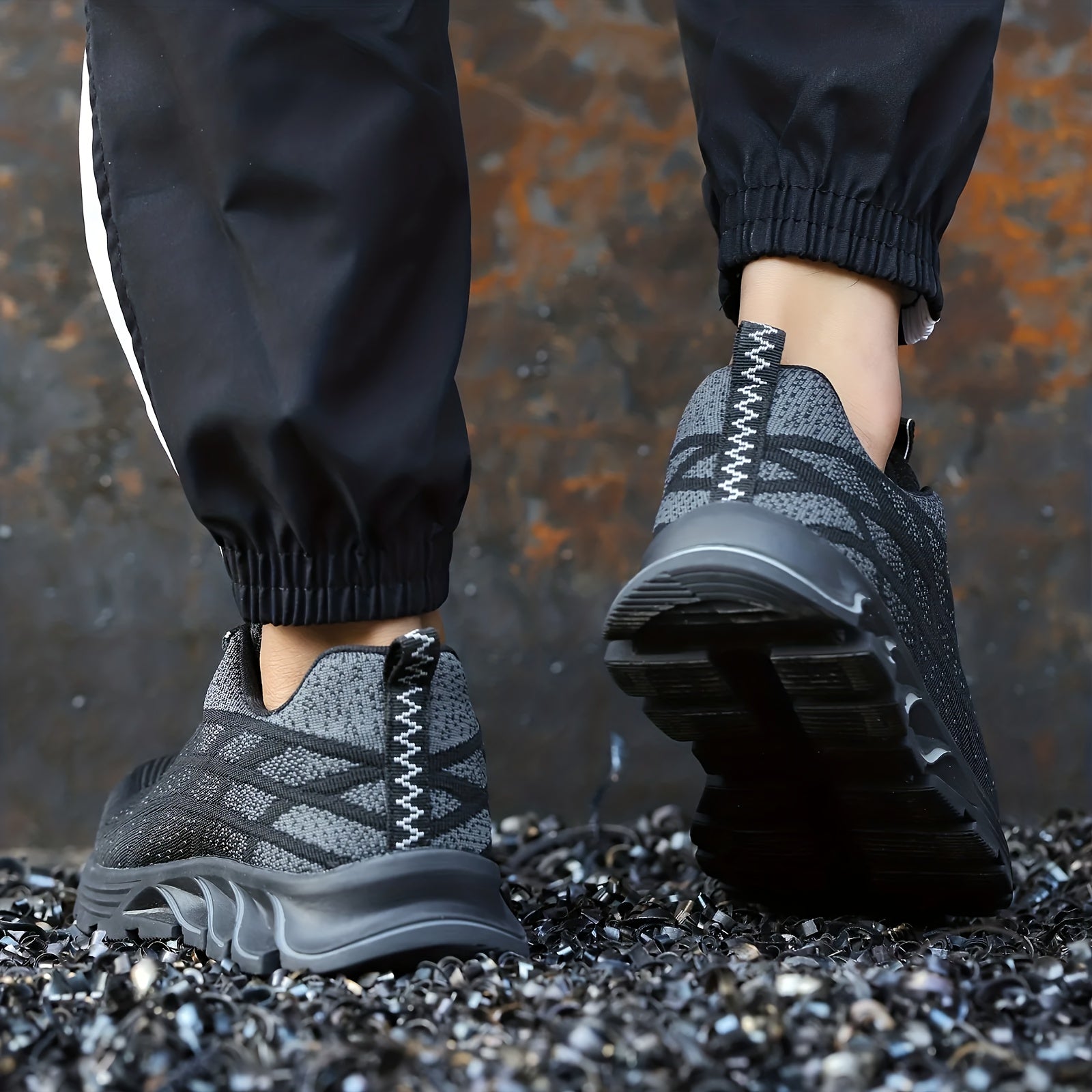 FlexGuard Men’s Work & Sport Shoes – Breathable & Anti-Slip
