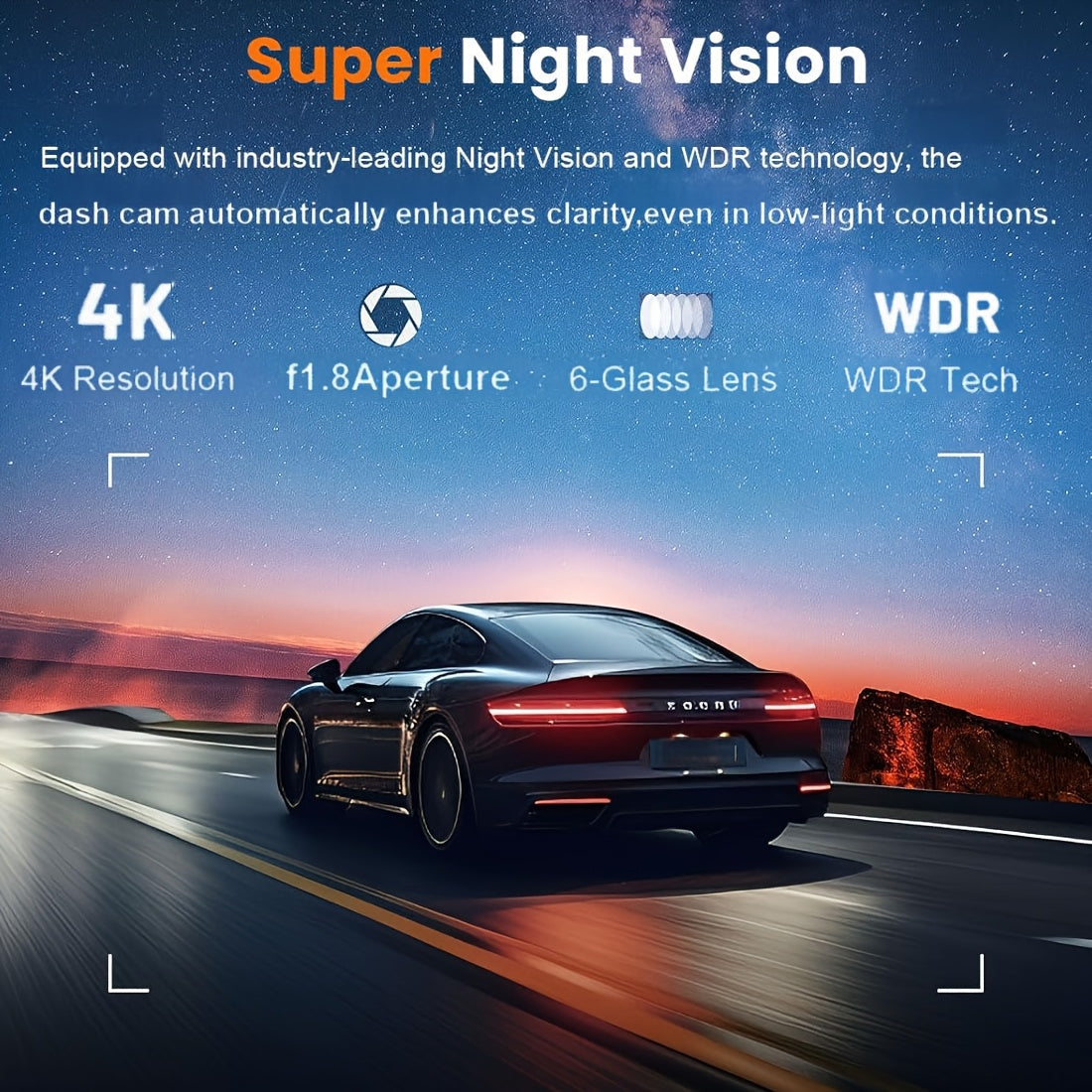 4K Ultra Dashcam – Smart Security and Sharp Images on Every Journey