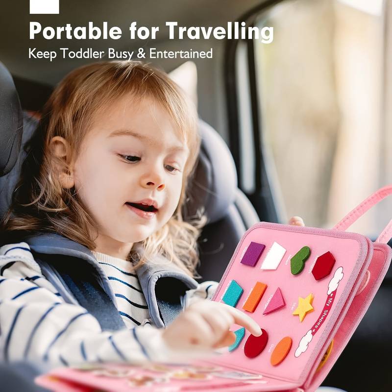Busy Book Educational Playset – Educational and Interactive Play Book for Children