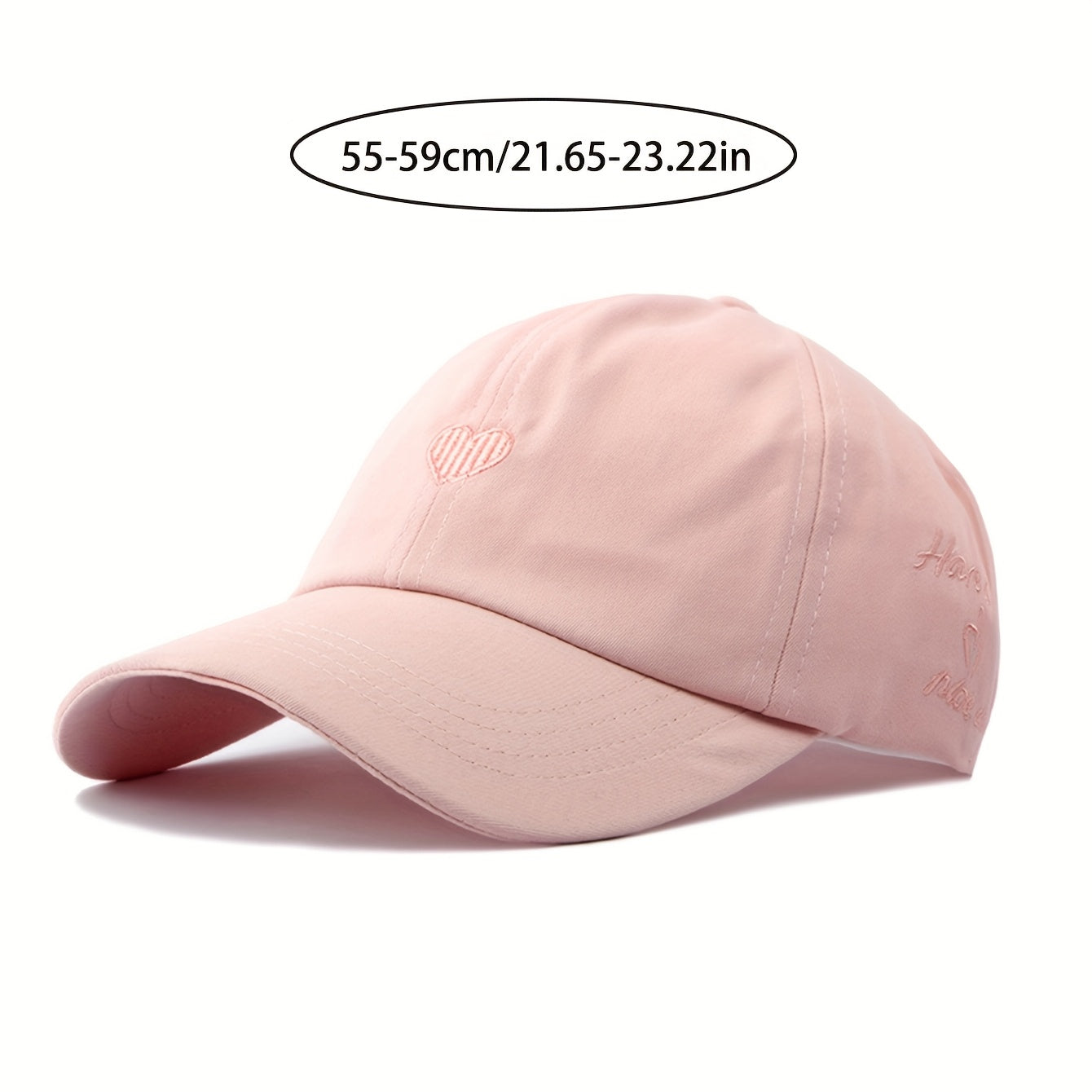 Ladies Baseball Cap with Ponytail Opening – Light and Breathable