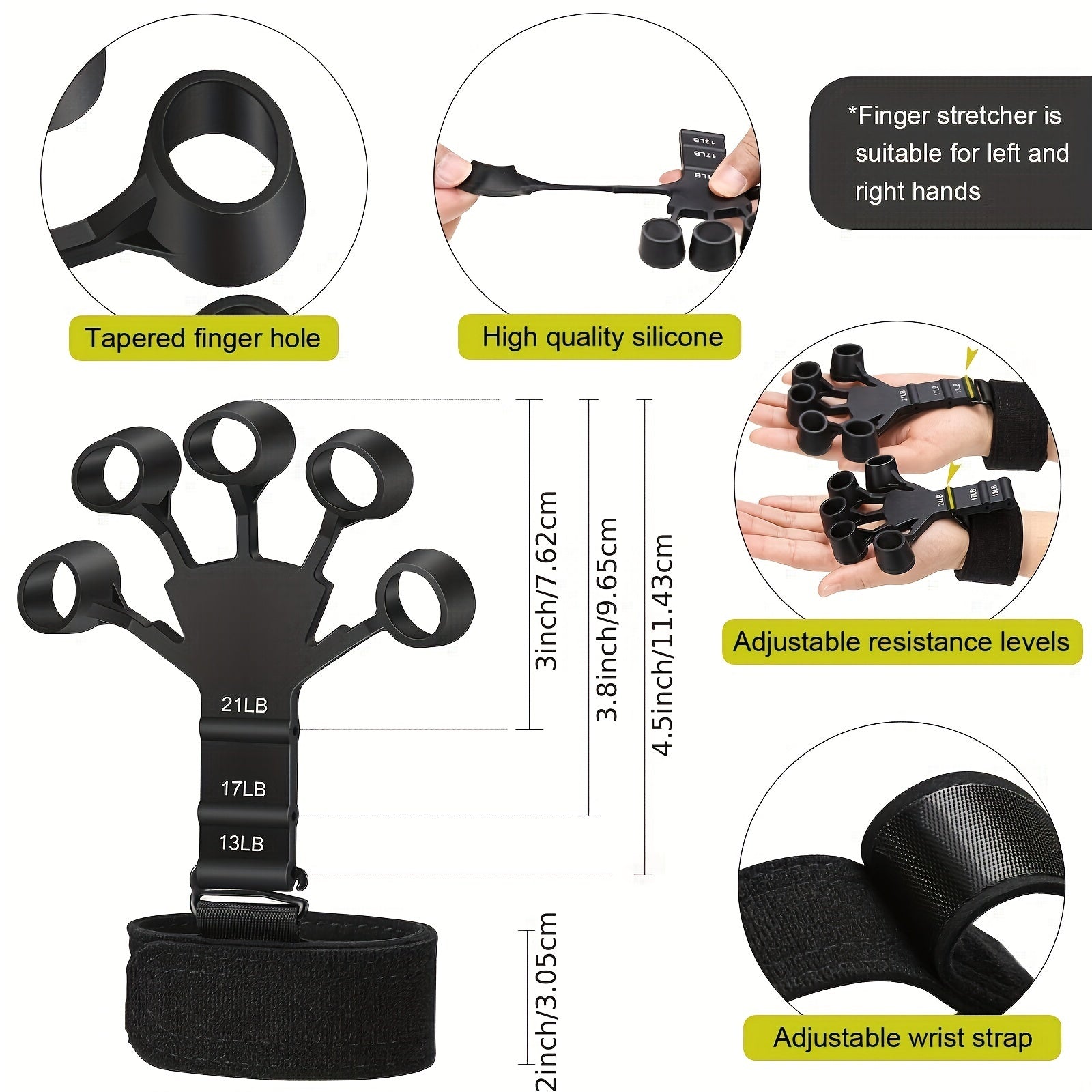 PowerGrip Hand Trainer Set – 5-in-1 for Strong Hands and Forearms