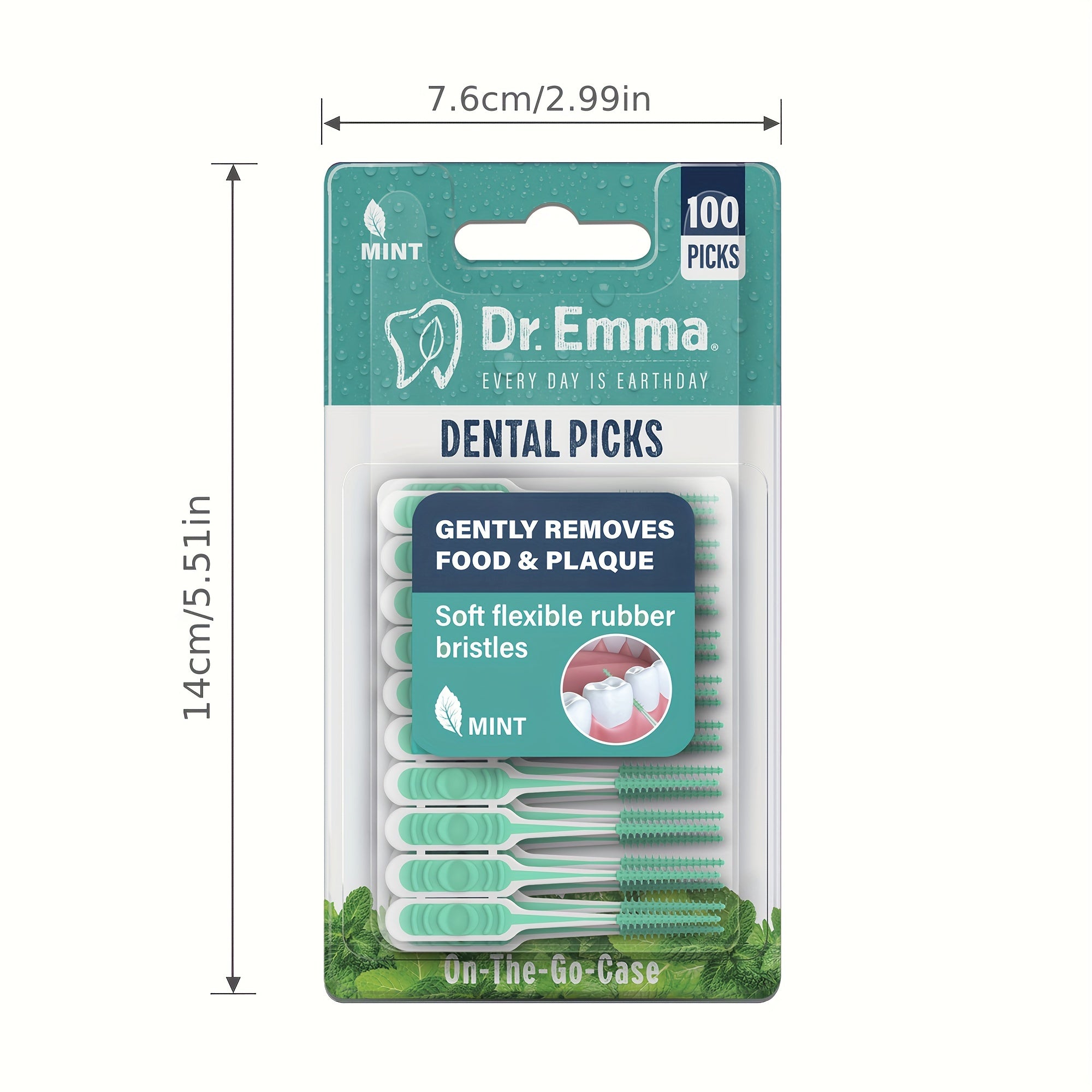 Soft Interdental Toothpicks – Mint Fresh and Ergonomically Designed