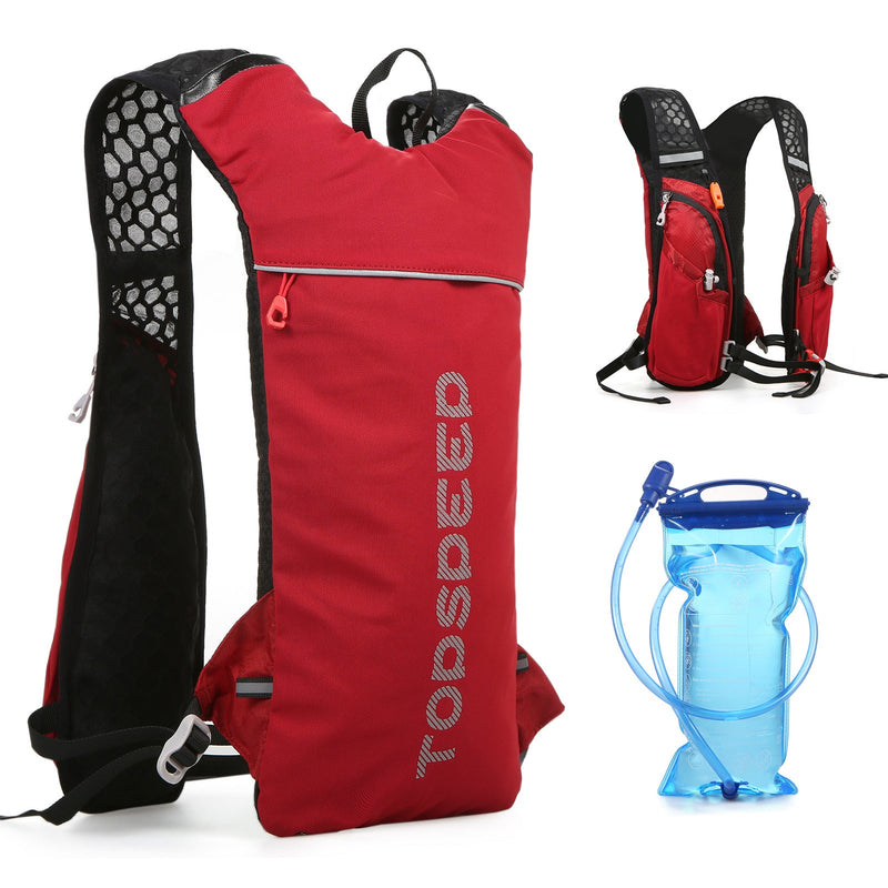 HydroPack Lightweight Hydration Backpack - 2L Water Reservoir for Running, Biking & Hiking