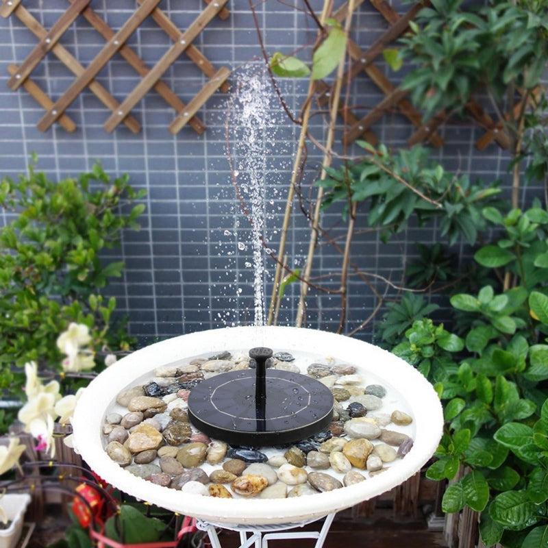 Floating Solar Water Fountain – Eco-Friendly Garden and Pond Feature