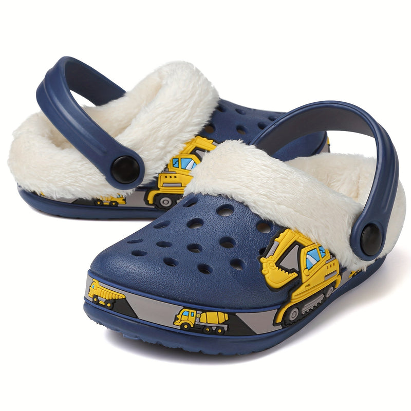 Playful Warmth Clogs for Kids - Soft and Comfortable for Indoors