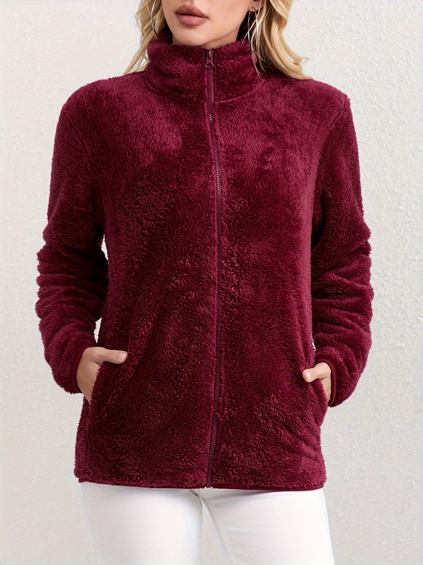 Sanne Teddy Fleece Jacket - Soft and Comfortable for Cold Days