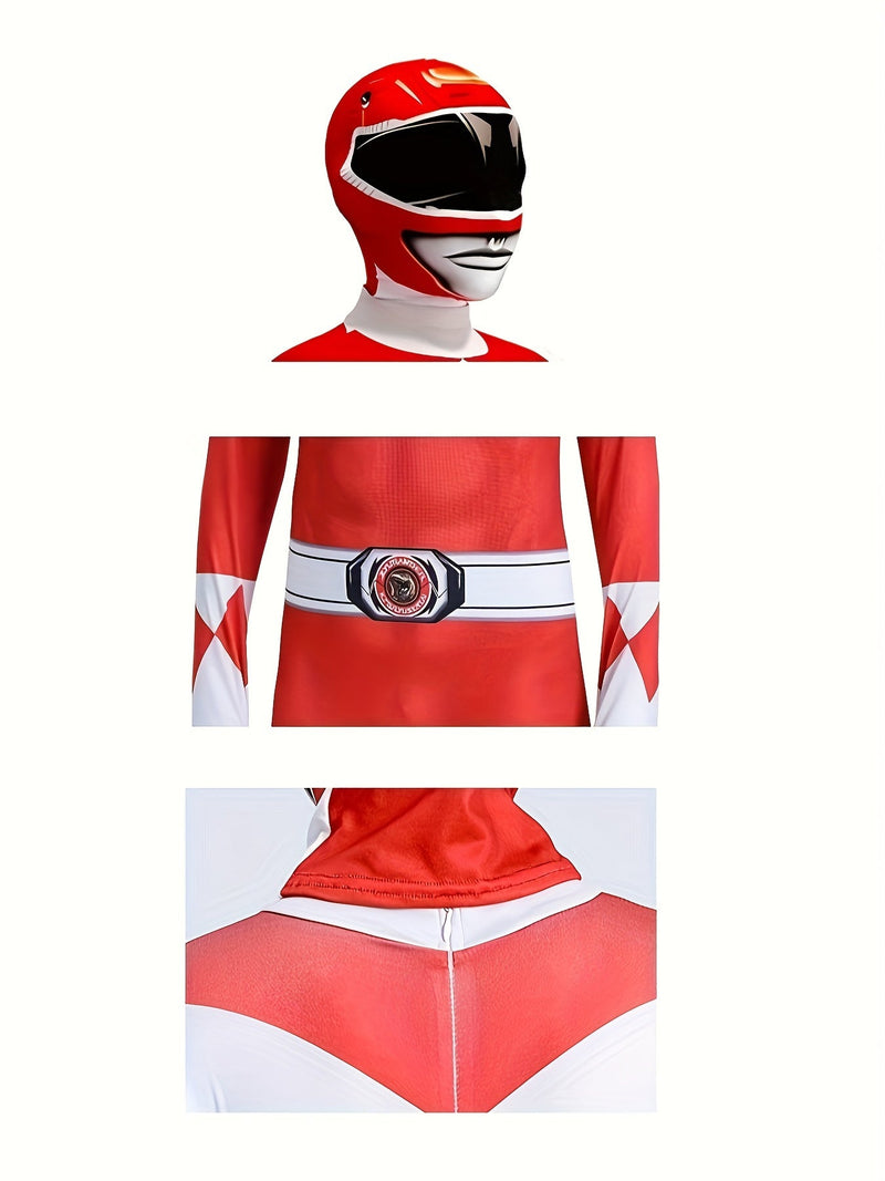 Power Ranger Costume – Red Ranger Cosplay for Kids