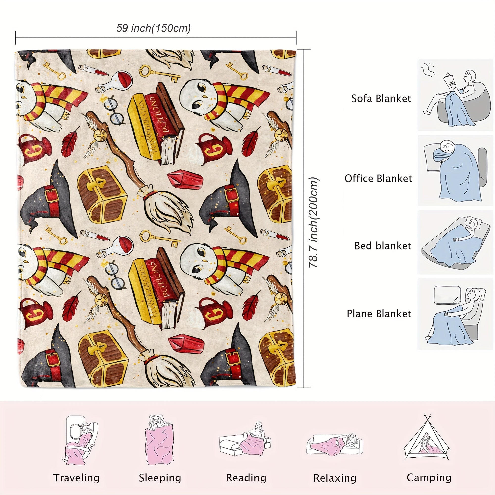 Magical Harry Potter Blanket – For an Enchanting Atmosphere in Your Home