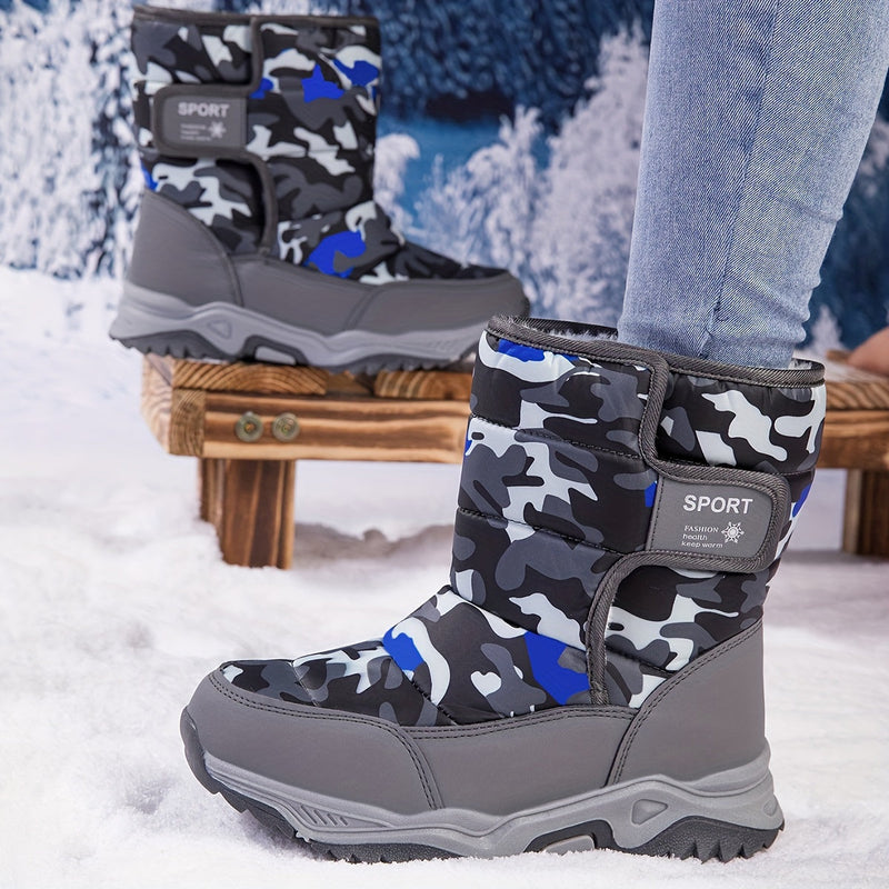 Trendy Camouflage Snow Boots - For Adventurers