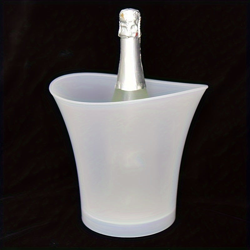 5L LED Illuminated Ice Cube Pail - Perfect for Champagne and Beer