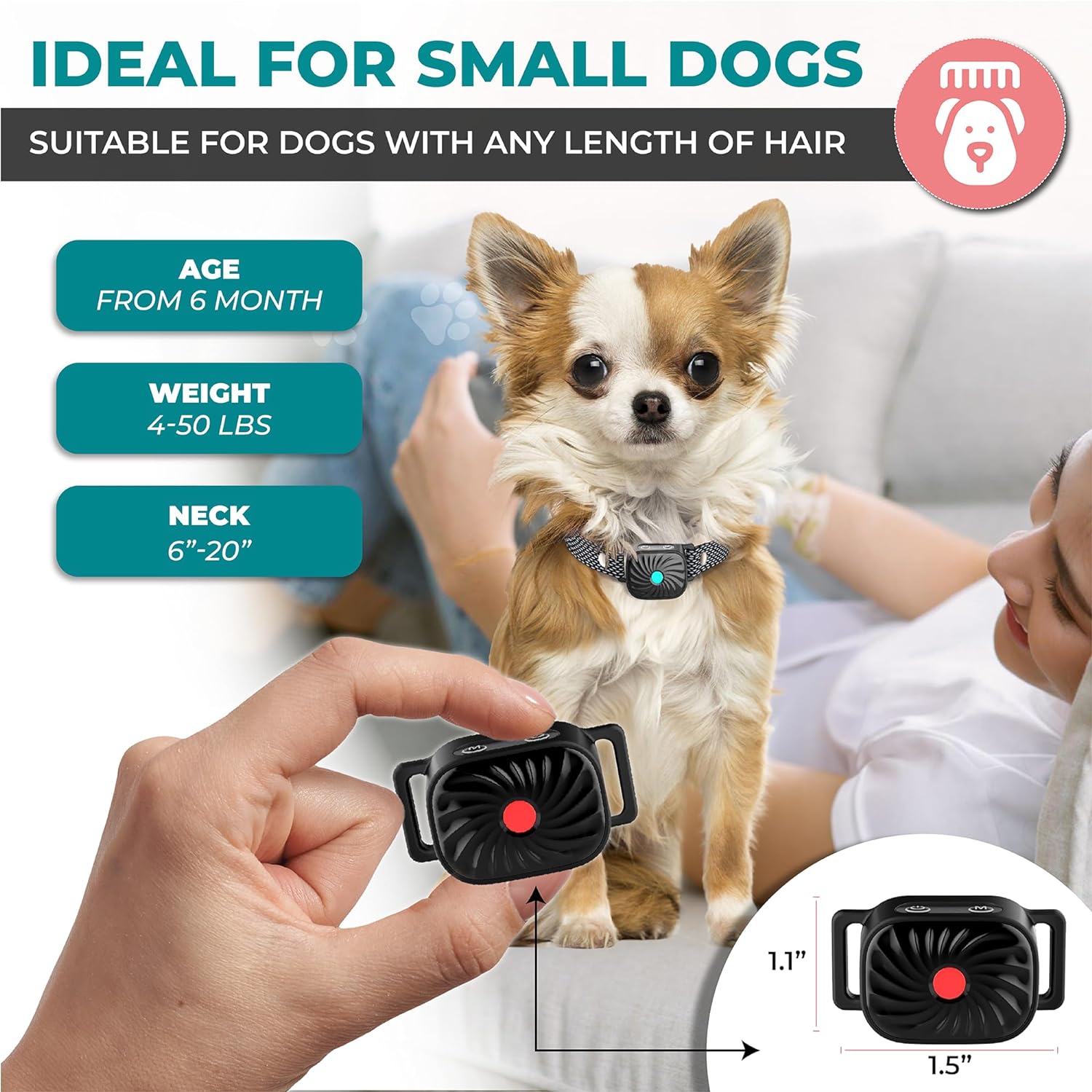 CalmPet Anti-Bark Collar – Comfortable and Stress-Free