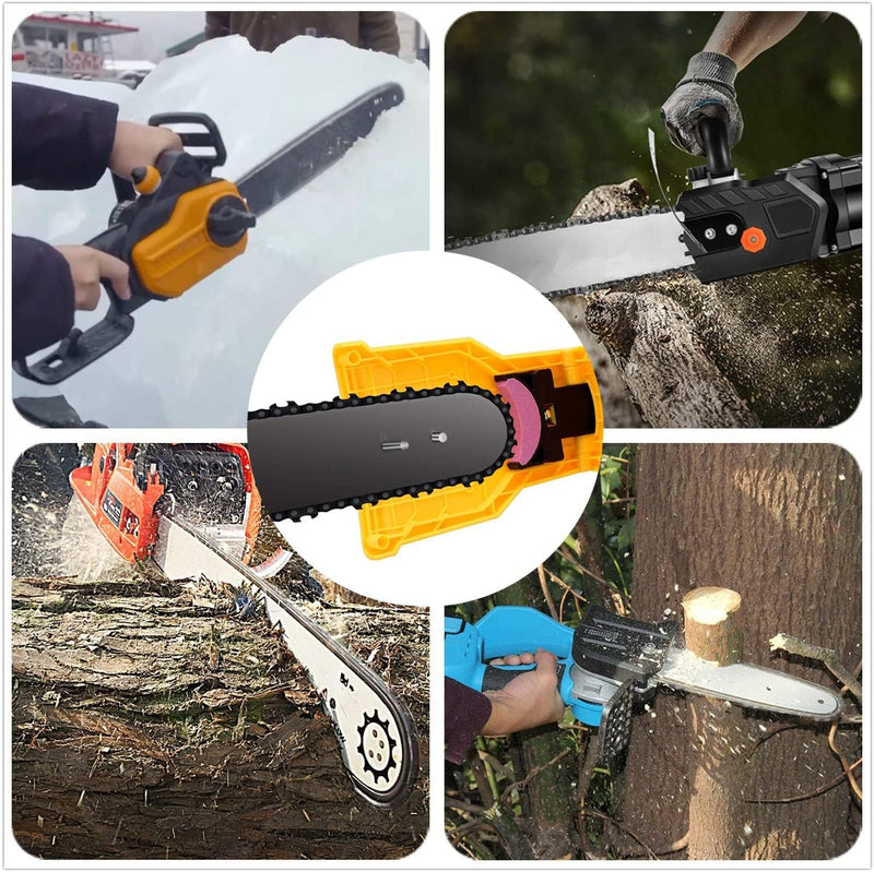 SharpEdge Chainsaw Sharpener – Quick-Attach Blade Refresher Tool