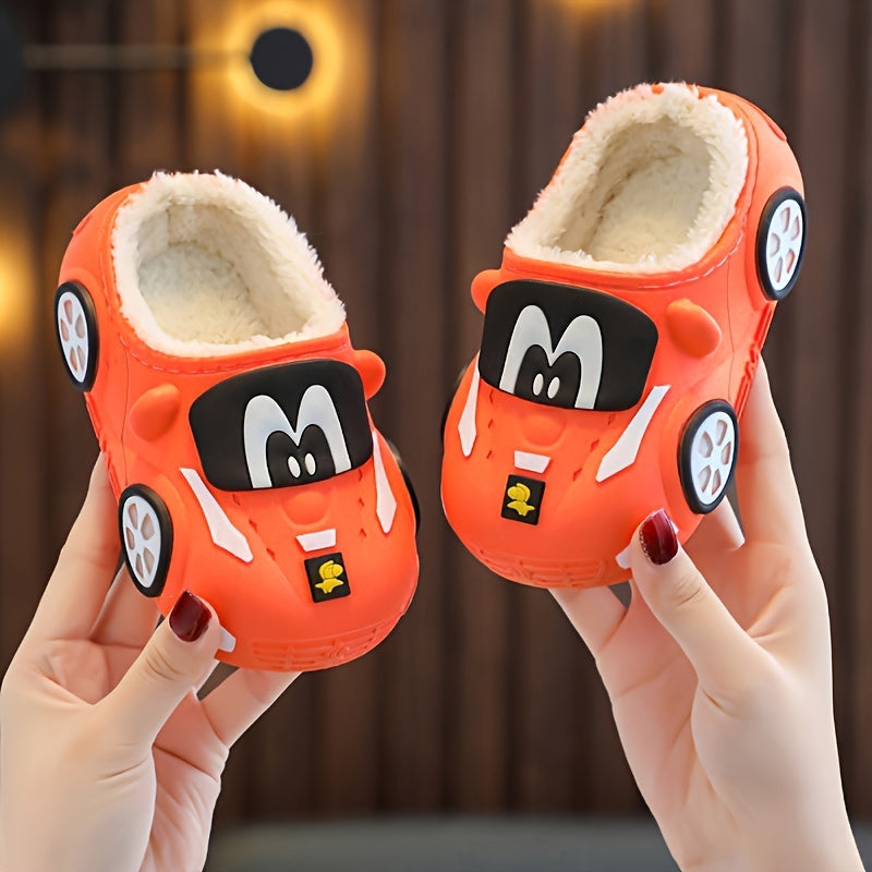 Joyful Car Slippers for Kids - Playful and Comfortable for Home