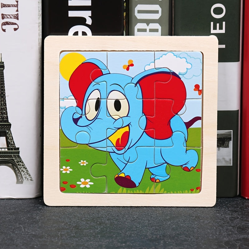 Educational Wooden Puzzle – For Young Explorers
