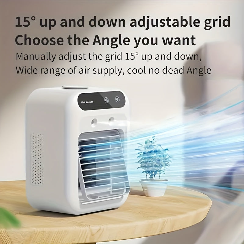 Portable Mini Air Conditioner – All-in-One Humidifier & Fan