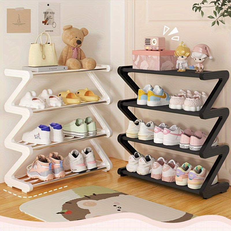 ZigZag ShoeRack - Stylish and Space-Saving Shoe Organizer