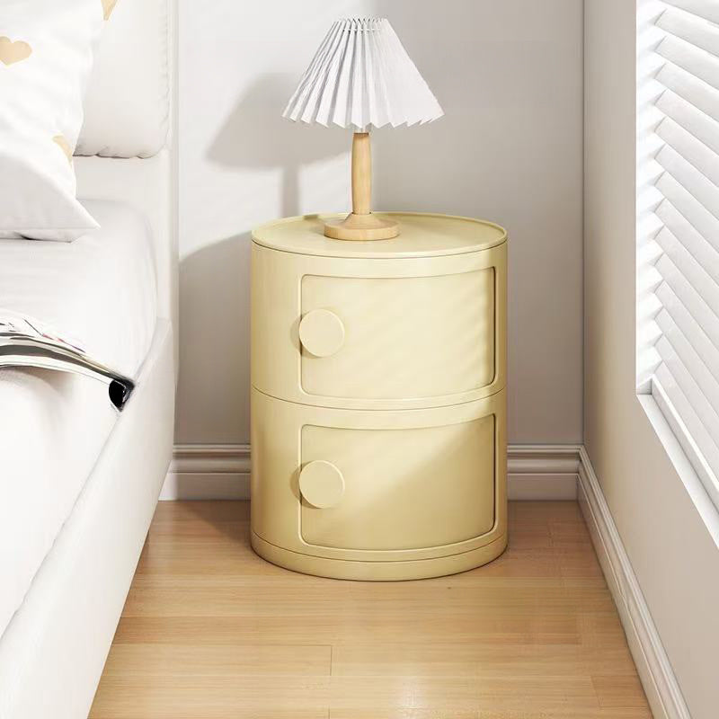LumiStack Acrylic Nightstand – Modern and Practical Storage