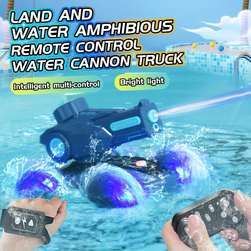 SplashRider Amphibious RC Water Cannon Truck – Splashing Play Fun