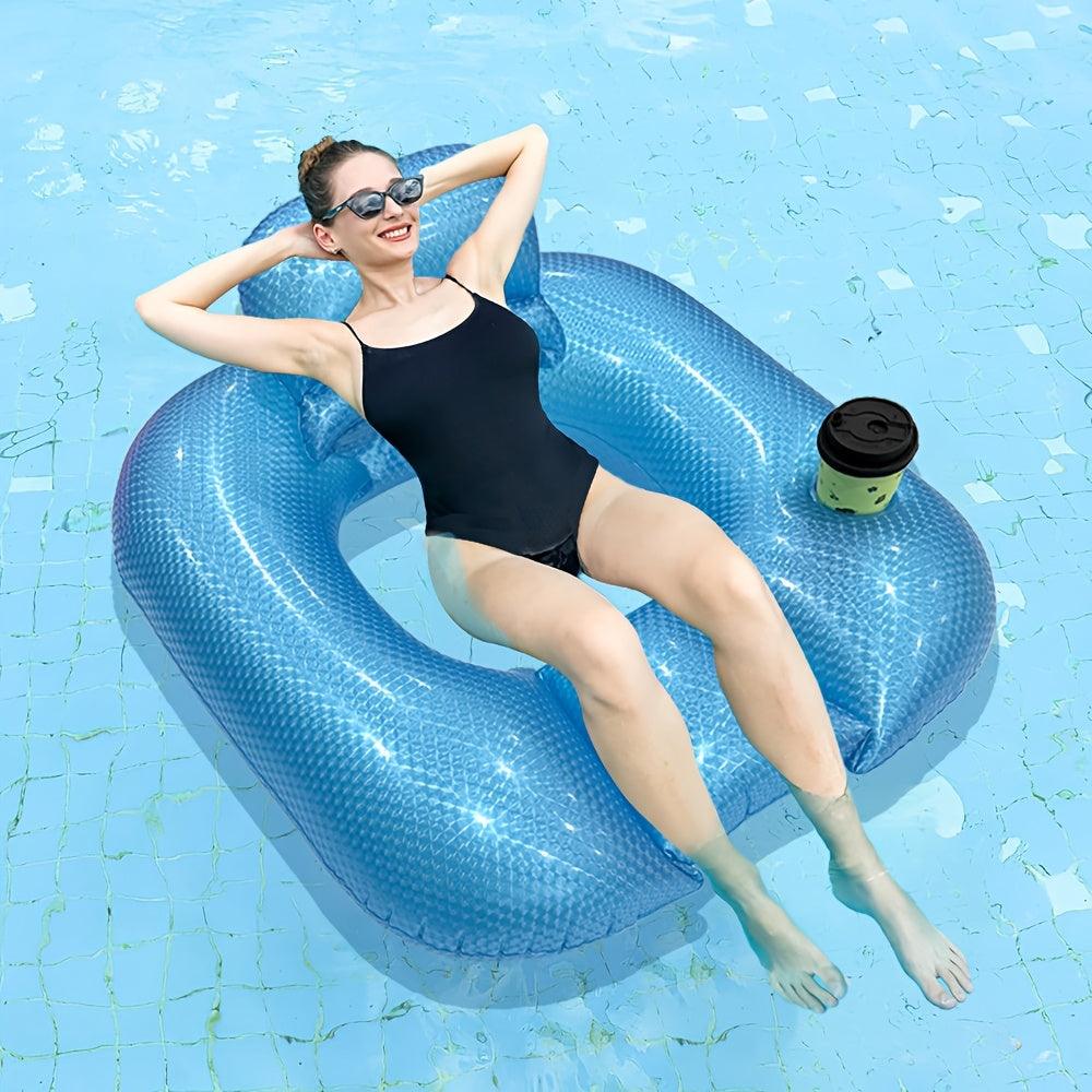 PearlFloat Inflatable Lounge – Comfort and Style on the Water