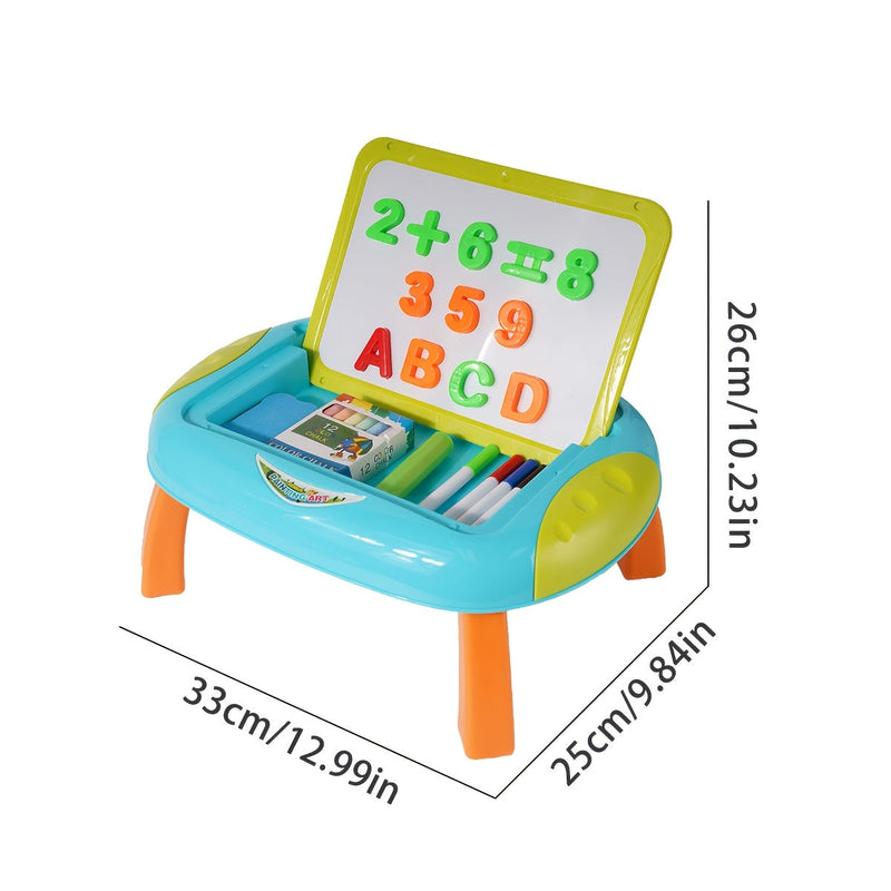 Educational Drawing Board for Kids – Double-Sided with Magnetic Numbers and Letters for Creative Learning
