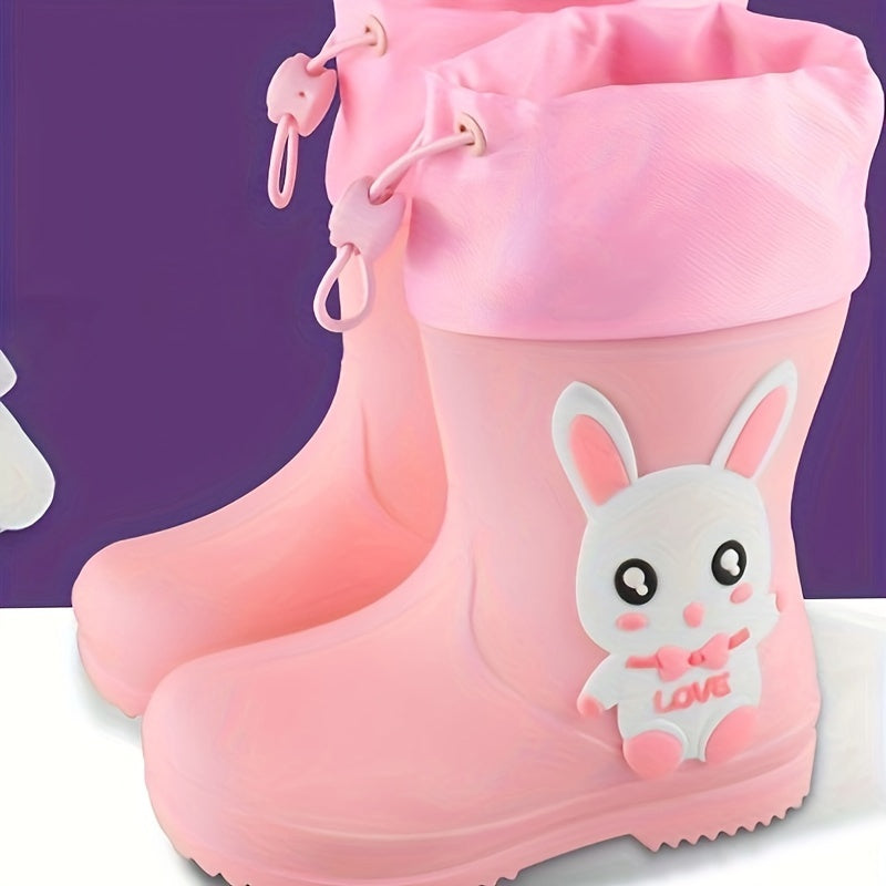 Dino & Bunny Rain Boots for Kids - Playful Waterproof Protection