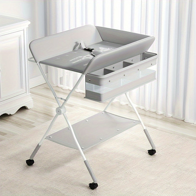 Adjustable and Portable Changing Table for Babies – Perfect for Organization and Comfort