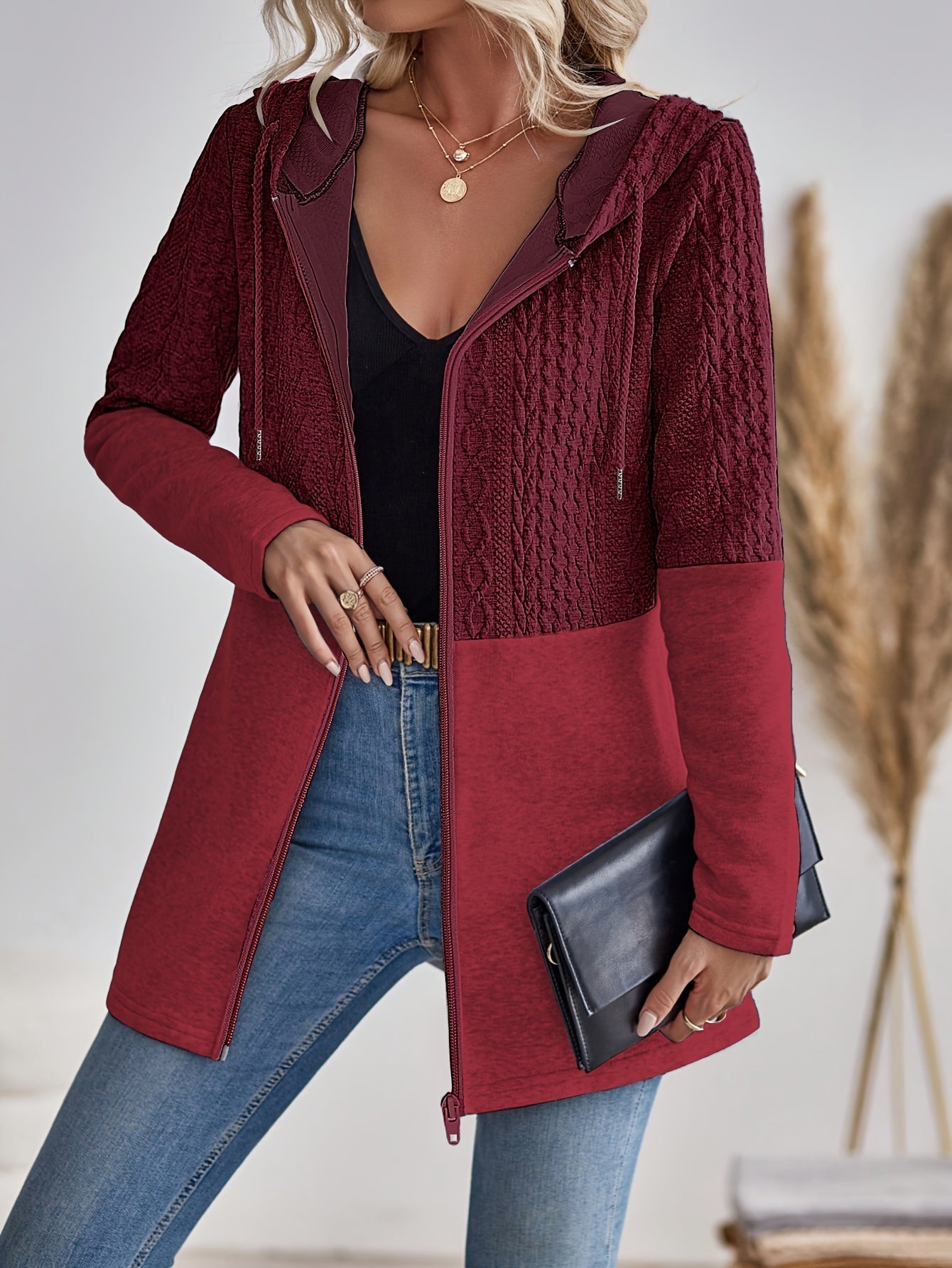 Mila Knitted Hoodie - Comfort and Style for Autumn and Winter for Women