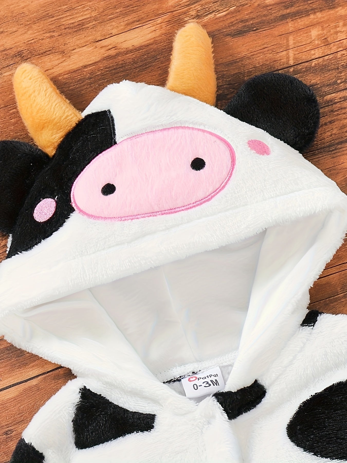 Cute Baby Cow Romper – Includes Hat for Autumn and Winter