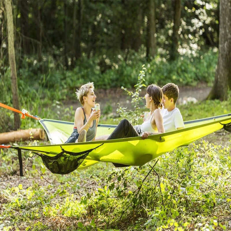 Outdoor Multi-Person Hammock with 3-Point System – Spacious and Comfortable
