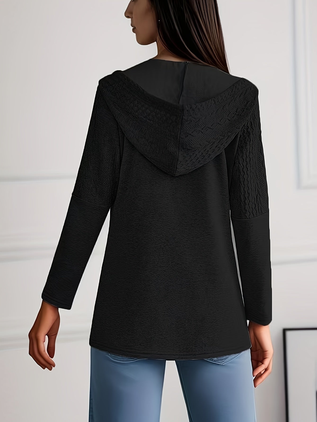 Luna Knitted Hoodie Jacket - Stylish and Comfortable for Women in Autumn and Winter