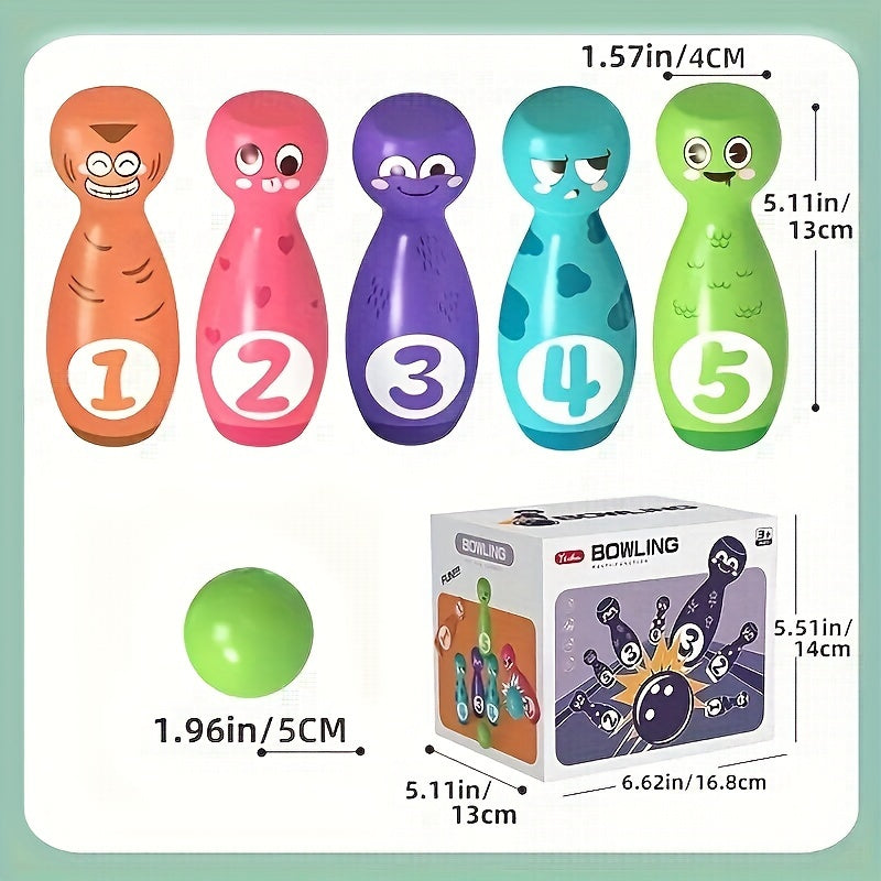 Cheerful Kids Bowling Set - For Fun and Development
