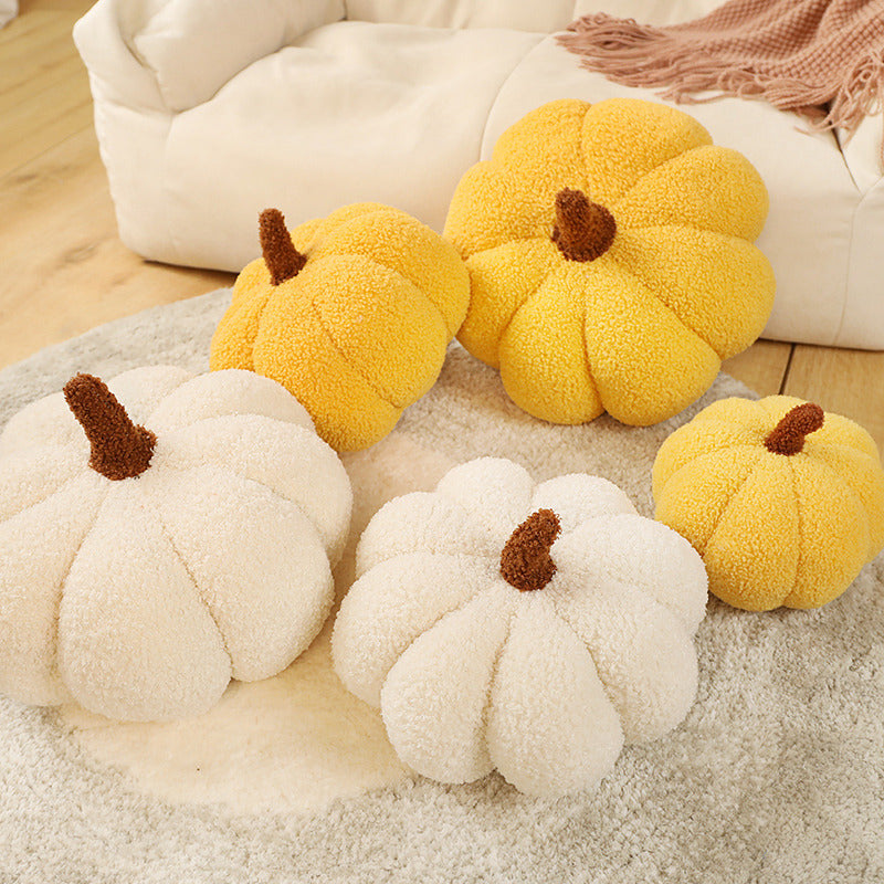 Plush Pumpkin Cushion – Cosy and Soft for Autumn Decoration