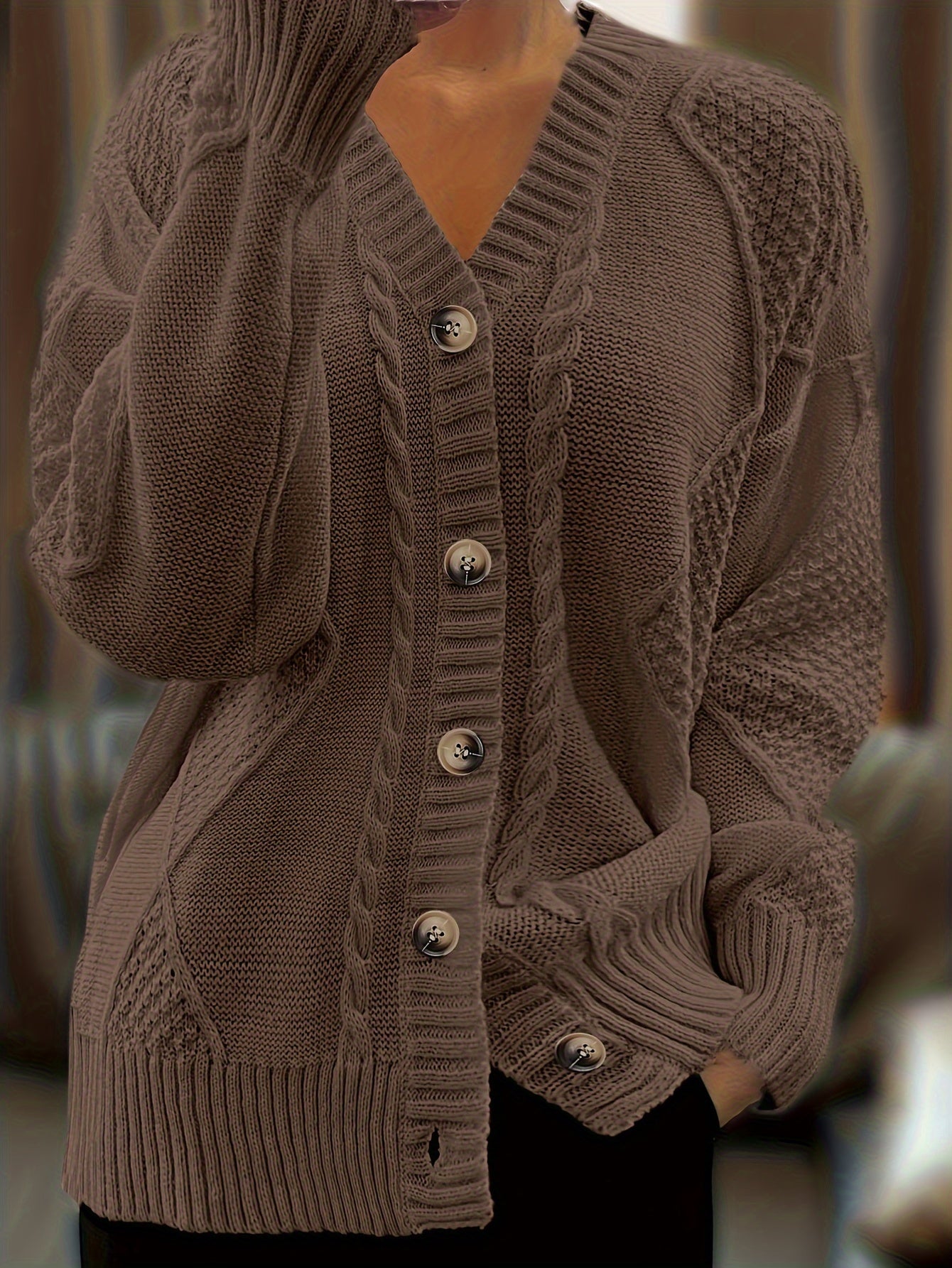Mia Cable Knit Cardigan - Comfortable and Stylish for Women