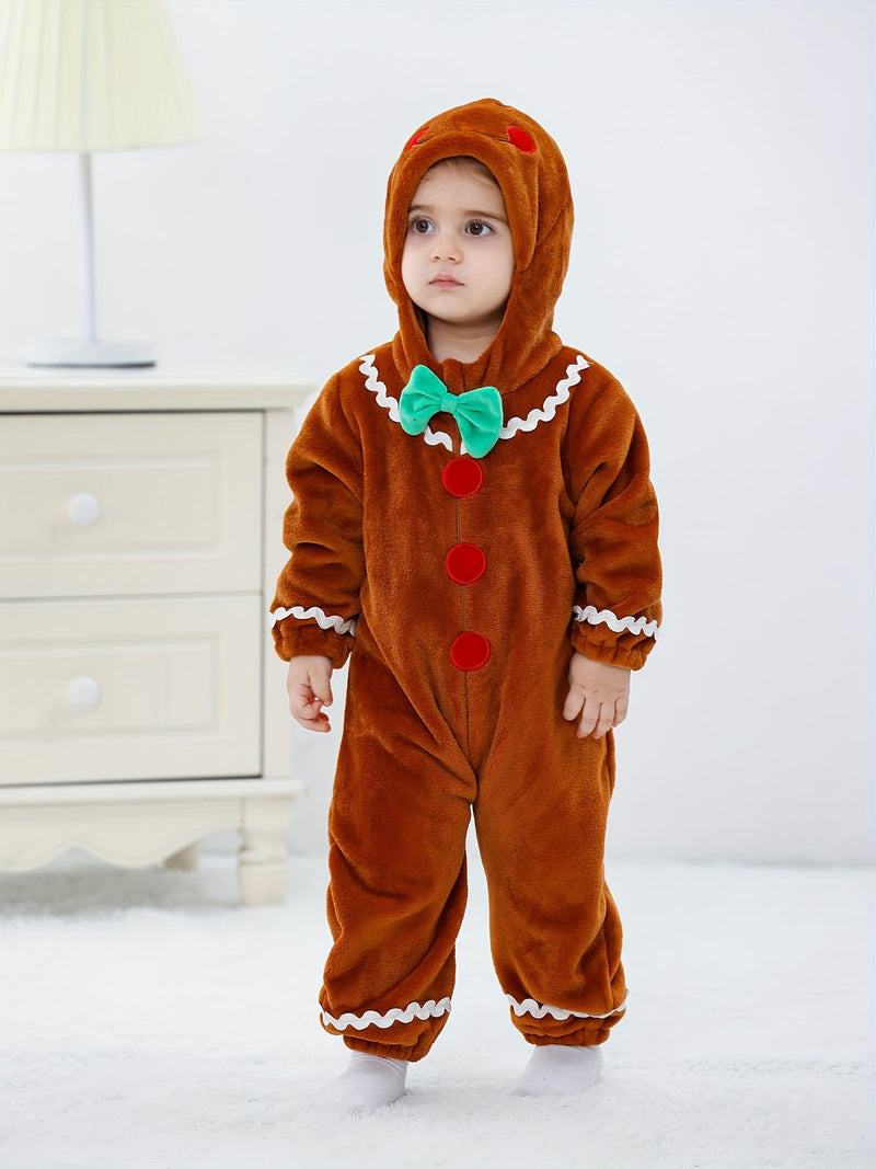 Gingerbread Man Romper for Kids - For Festive Coziness