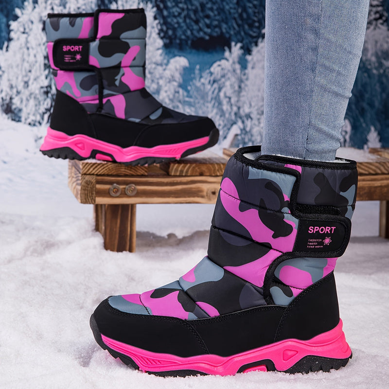 Trendy Camouflage Snow Boots - For Adventurers