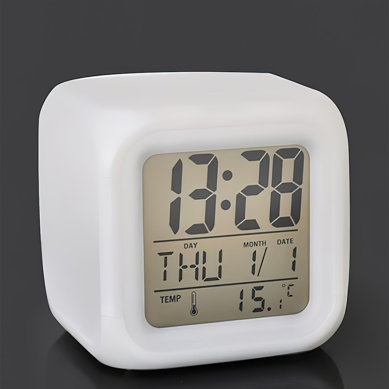 LED Digital Alarm Clock with Temperature Display – Silent and Luminous for Every Room