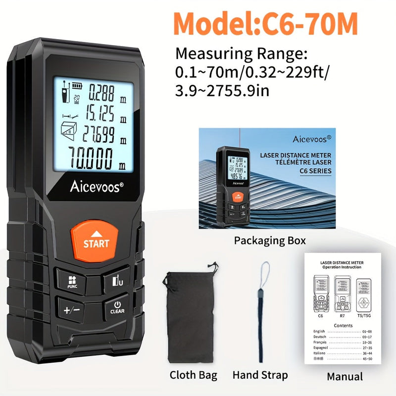 Compact Laser Distance Meter – Accurate and Robust Measuring Instrument