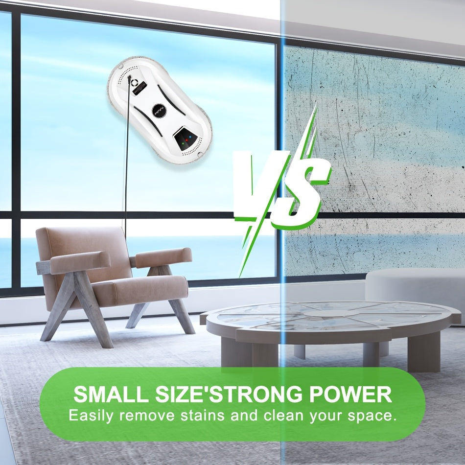 Fully Automatic Window Cleaner – Intelligent Glass Scrubber with Remote Control for Efficient Cleaning