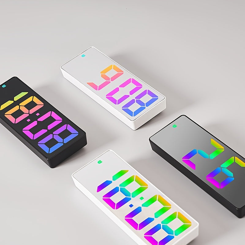 Colorful LED Digital Clock - For a Cheerful Start to Your Day